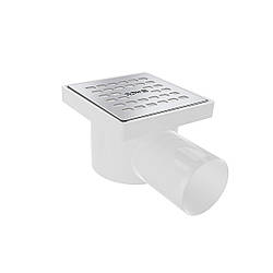 Трап сантехнічний нерж. 10*10, боковий, d50 5056N