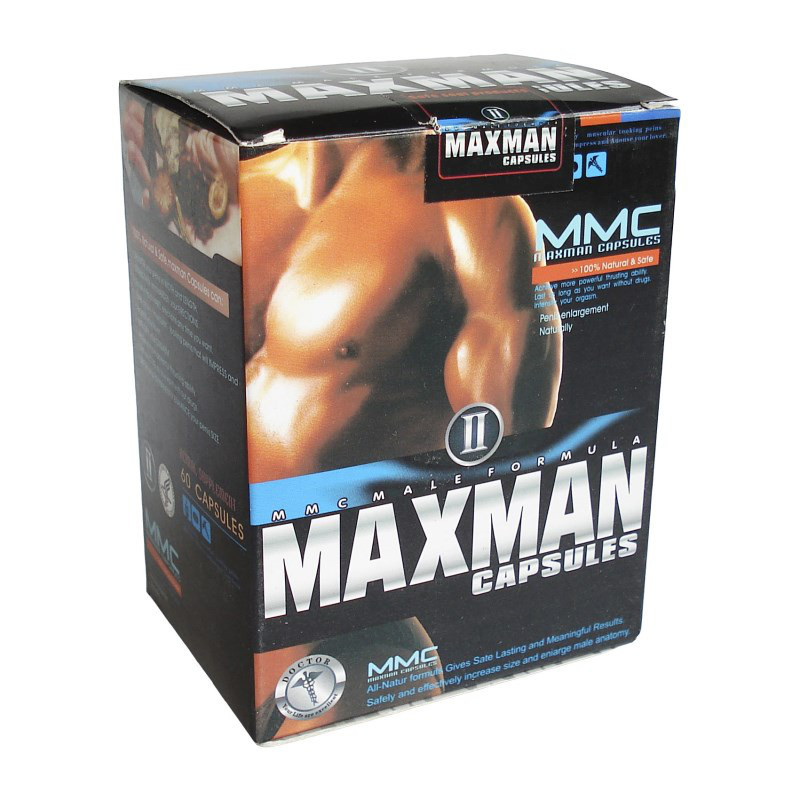 Maxman II Максмен 2 в капсулах для підвищення потенції та збільшення члена 60 капсул