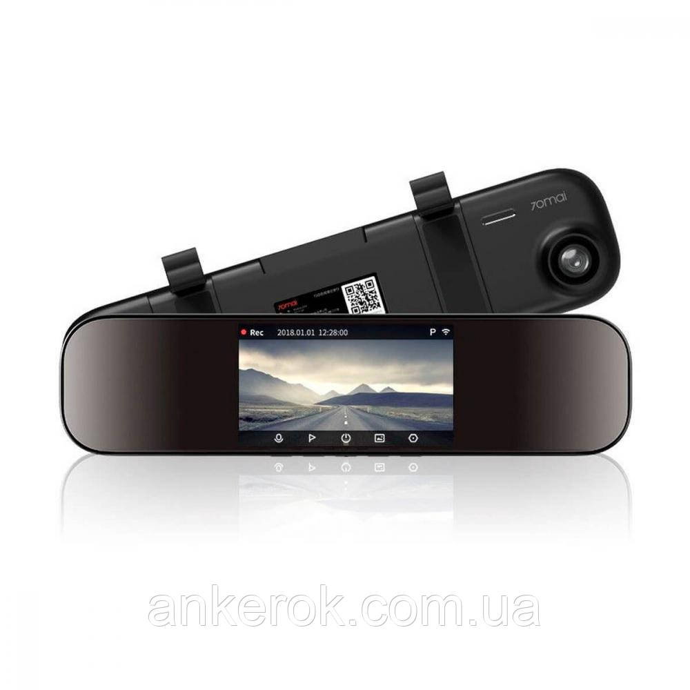 Дзеркало-відеореєстратор Xiaomi 70MAI Rearview Mirror Dash Cam (MiDriveD04)