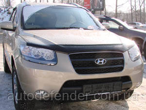 Дефлектор капота (Люкс!) мухобойка Hyundai Santa Fe 2006-2012, SIM, SHYSAN0512 - фото 3 - id-p891445419