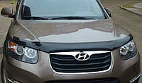 Дефлектор капота (Люкс!) мухобойка Hyundai Santa Fe 2006-2012, SIM, SHYSAN0512