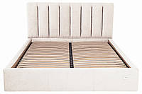 Кровать Двуспальная Sanam Comfort 160 х 200 см Мисти Milk С подъемным механизмом и нишей для белья Бежевый