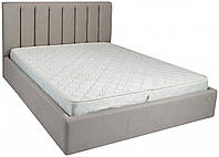Кровать Двуспальная Sanam Comfort 180 х 190 см Fibril 06 С подъемным механизмом и нишей для белья Серый