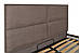 Ліжко Двоспальне Sheffield Comfort 160 х 190 см Miss 08 З підйомним механізмом та нішою для білизни Коричневий, фото 3