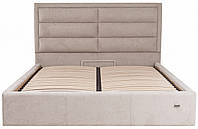 Кровать Двуспальная Orlando Comfort 160 х 200 см Мисти Mocco С подъемным механизмом и нишей для белья Мокко
