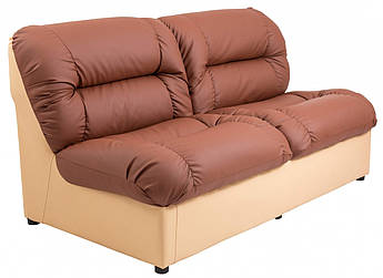 Диван Vizit Подвійний + 870x1650x850H см Флай 2213/2201 Бежевий + Коричневий