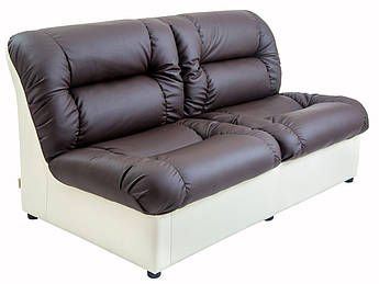 Диван Vizit Подвійний 870 x 1650 x 850H см Флай 2231-1/2200 Коричневий + Білий