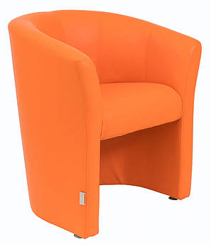 Крісло Boom Одиниця 650 x 650 x 800H см Софітель 09 Orange Fruit Жовтогаряче
