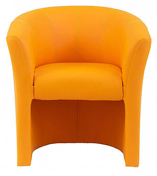 Крісло Boom Одиниця 650 x 650 x 800H см Zeus Deluxe Orange Жовтогаряче