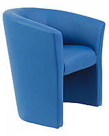 Кресло Boom Единица 650 x 650 x 800H см Zeus Deluxe Blue Синее