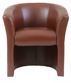 Крісло Boom 650 x 650 x 800H см Zeus Deluxe Bright Brown Коричневе