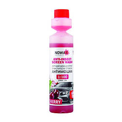 Омивач скла літній NOWAX Anti-Insect Screen Wash Вишня NX25225 250 мл