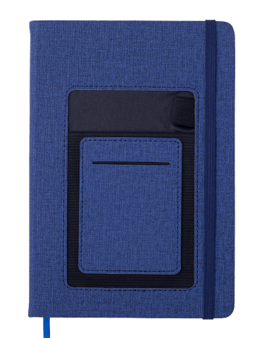 Блокнот діловий BM.295209-02 COMFORT А5, 96 арк, лінія, обкладинка штучна шкіра,синій (50)