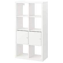 Стелаж KALLAX з дверима 77x147 см IKEA 990.171.86