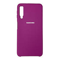 Silicone Case Premium на Samsung A7 2018 / A750 Fuchsia
