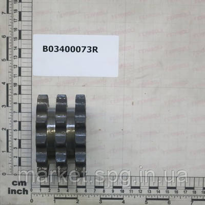 Зірочка потрійна Z=13-3/4''X7/16 Feraboli
