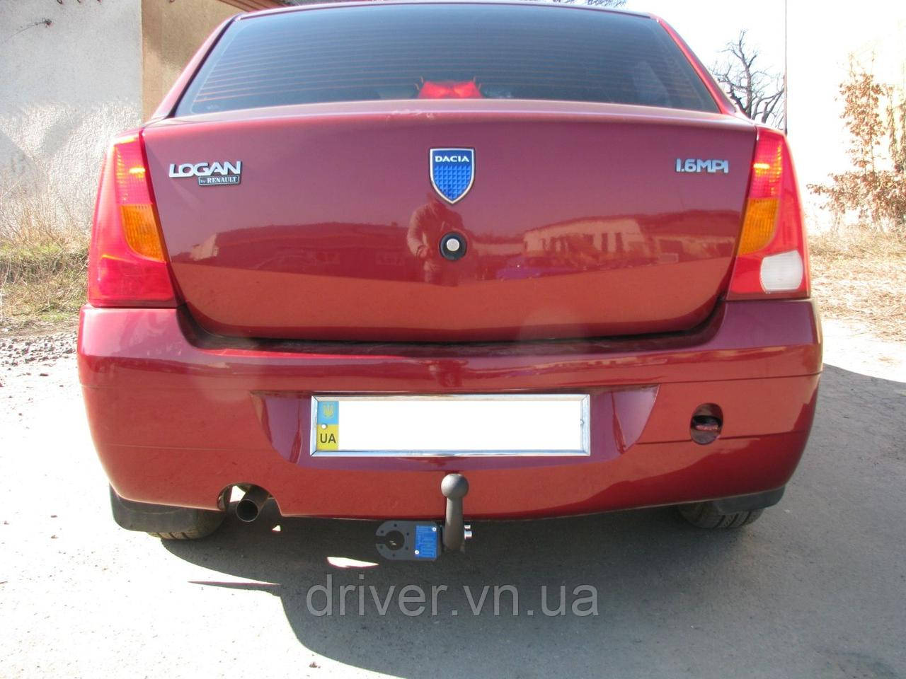 Фаркоп Dacia / Renault Logan седан 2004-2012, гак знімається