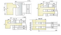 Фрезы для изготовления одно и двухшипового окна со стеклопакетами 40...58мм (6 фрез)