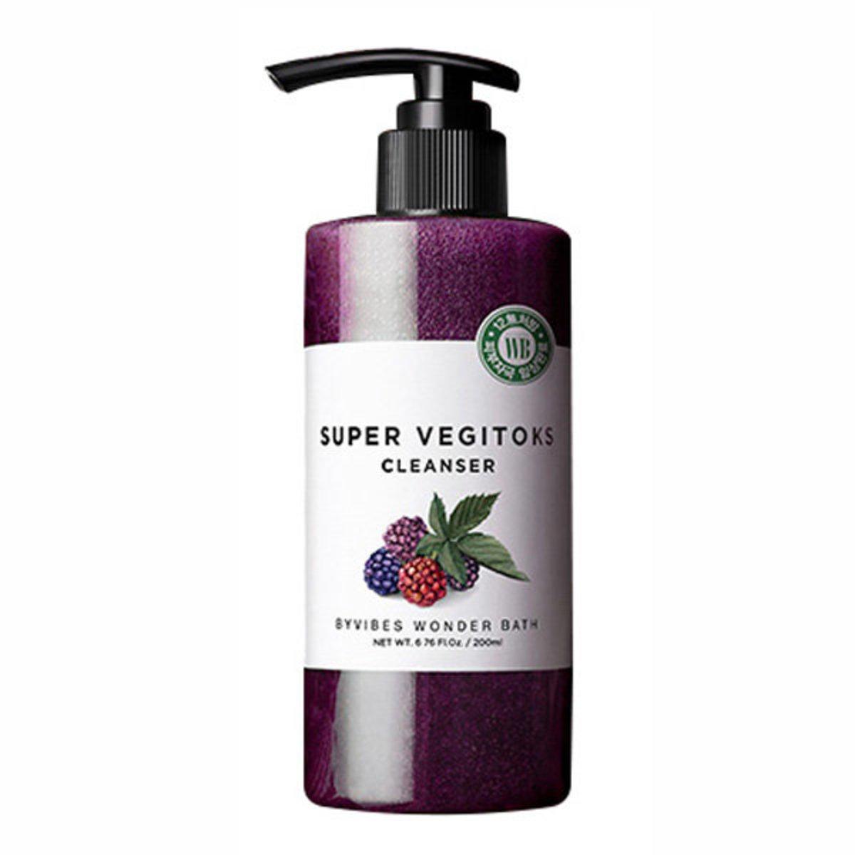 Wonder Bath Super Vegitoks Cleanser Очищающий детокс-гель, 200 мл Purple - фото 1 - id-p1175724556