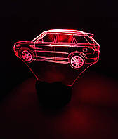 3d-светильник Автомобиль Range Rover, 3д-ночник, несколько подсветок (на пульте)