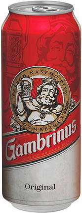 Пиво Gambrinus світле фільтроване 4.3% 0.5 л, фото 1