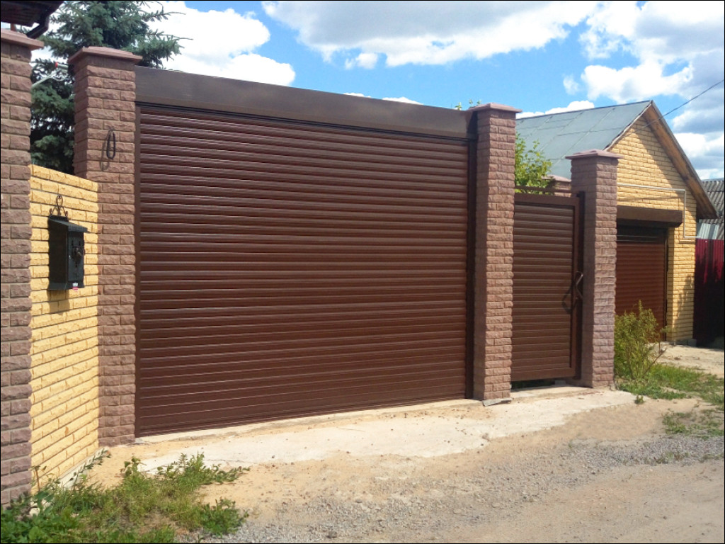 Рольворота DoorHan з пінозаповненого профілю RH77M (2800х2100), фото 1