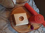 Підсвічники з дерева ручної роботи матеріал Липа, фото 3