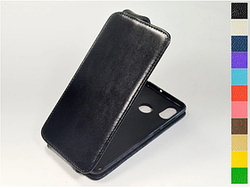 Відкидний чохол з натуральної шкіри для Xiaomi Mi 8