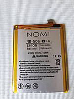 Оригинальный аккумулятор ( АКБ / батарея ) NB-506 для Nomi i506 Shine 2000mAh