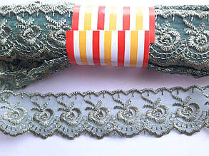 Мереживо зелене 4 см/10 ярд