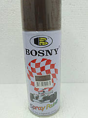 Акрилова спрей-фарба Bosny 7 Mahogany (Коричневий), 400ml. (300g)