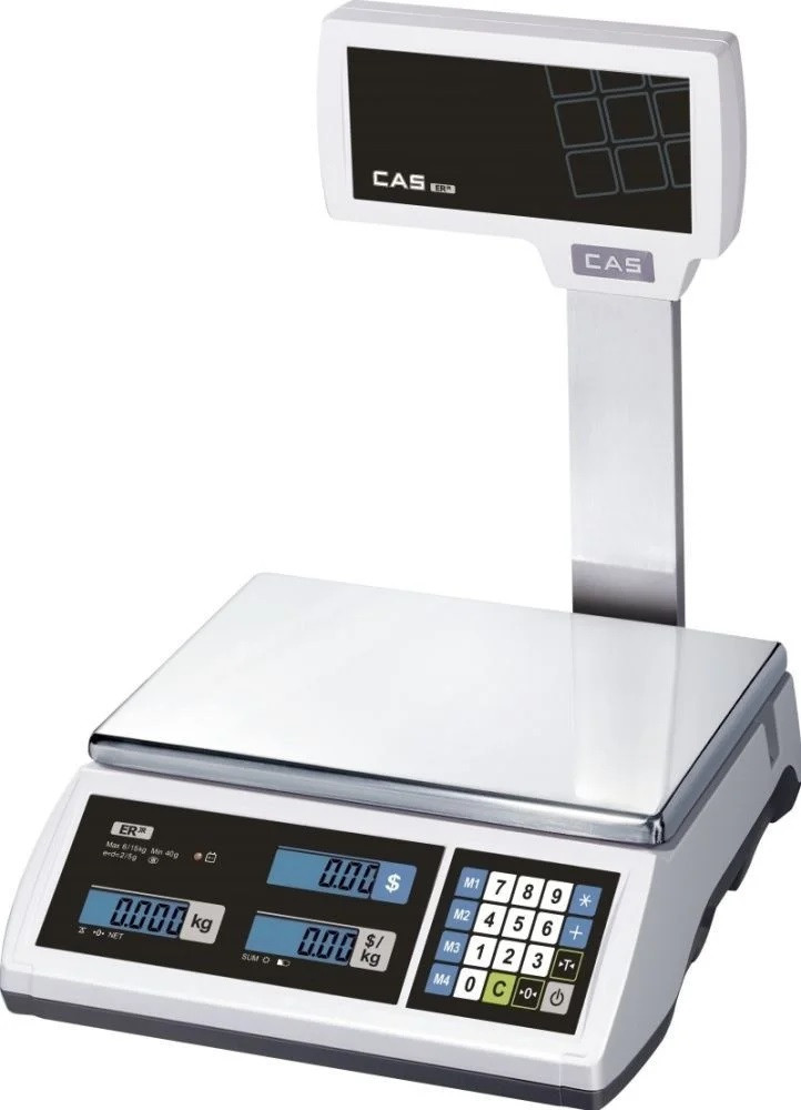 Весы торговые CAS ER JR CBU (RS-232) 6-15-30 кг - фото 1 - id-p420704594