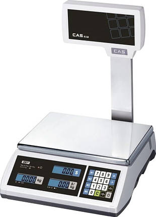 Ваги торгові з LCD дисплеєм CAS ER JR-CBU 6-15-30 кг, фото 2