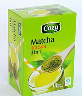 Вьетнамский зеленый чай Матча COZY Matcha Tra Sua 3 in 1 (18 стиков по 17 г)