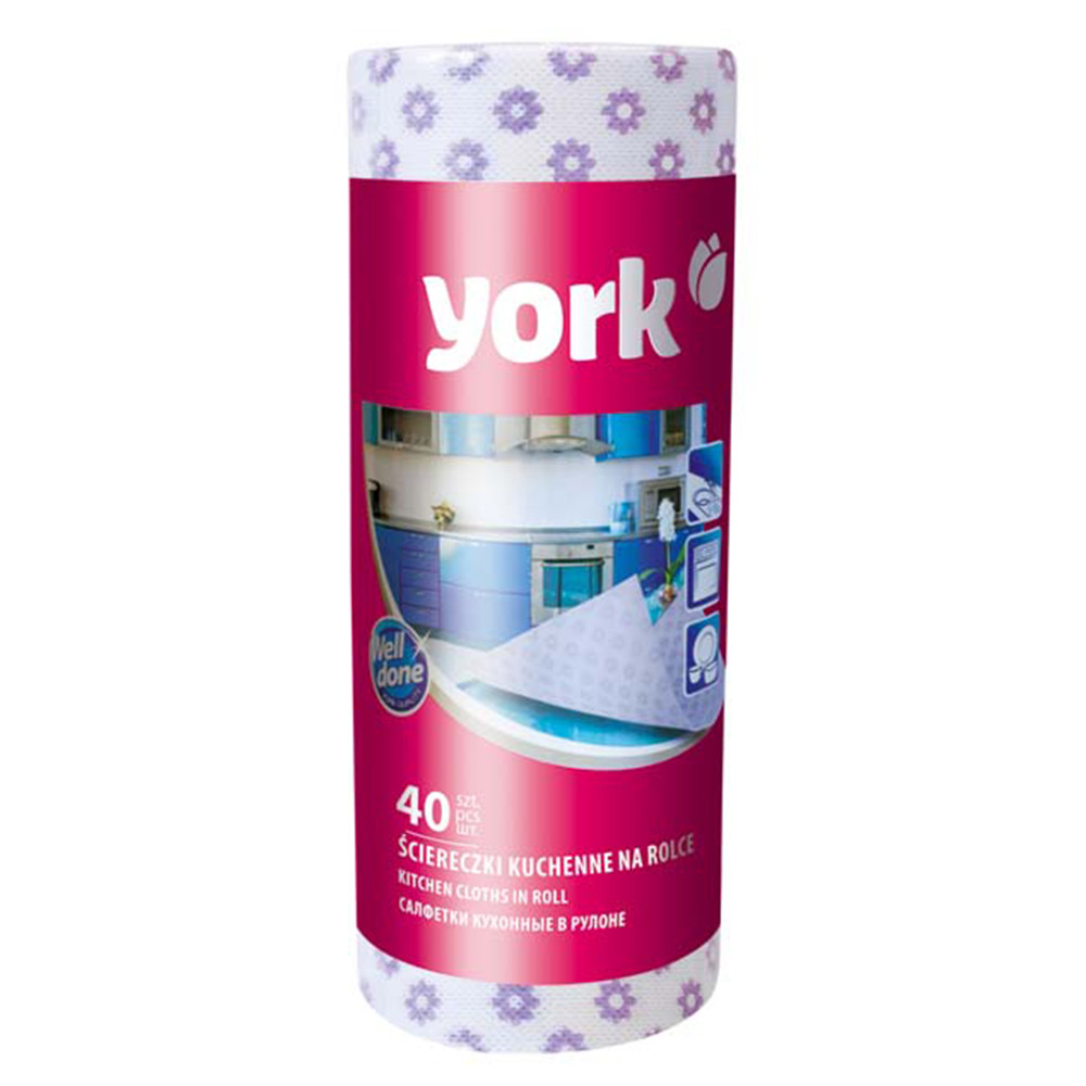 Кухонні серветки York Lux в рулоні, 40 шт