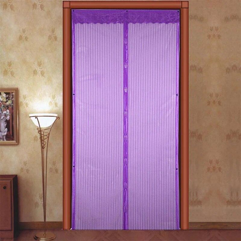 Антимоскітна сітка на двері Magic Mesh (210*100 см) захисна сітка штора на двері від комарів і мух