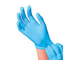 Рукавички нітрилові Safe-Touch блакитні без пудри 100шт XS, фото 2