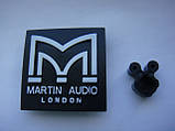 Шильдик 52x52mm (plastic) на сітку колонки MARTIN AUDIO, фото 3