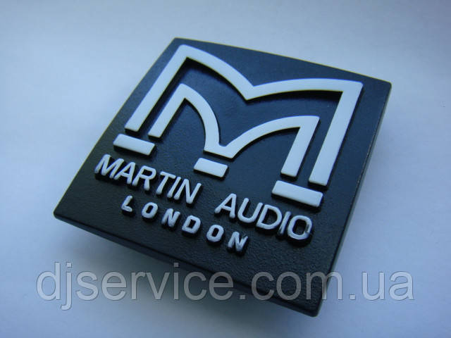 Шильдик 52x52mm (plastic) на сітку колонки MARTIN AUDIO, фото 1
