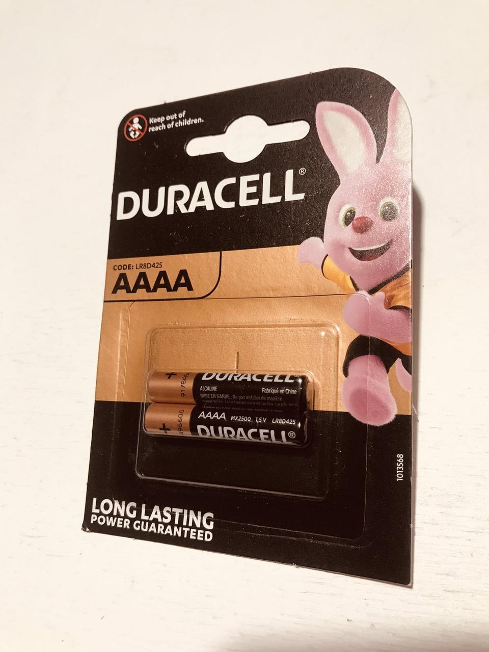 Батарейка DURACELL AAAA, LR8, MX2500 (2шт)