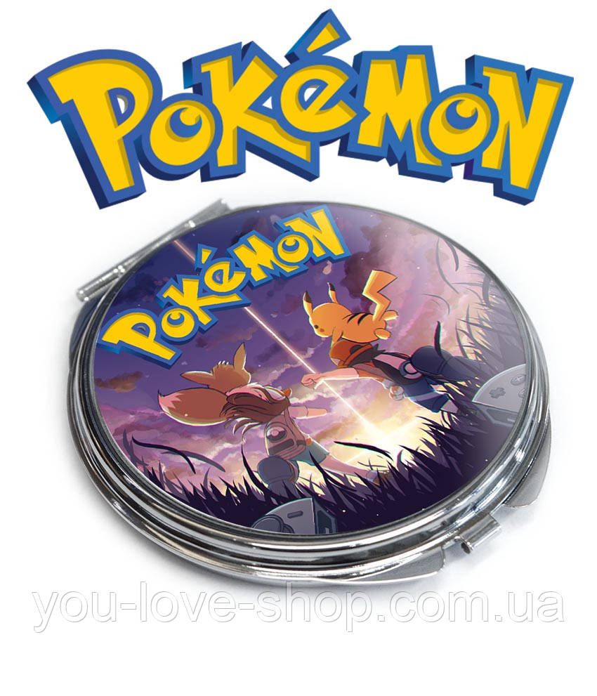 Дзеркальце кишенькове Покемон "Регіон Джото" / Pokemon, фото 1