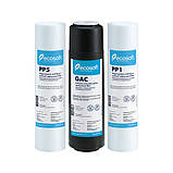Картриджі Ecosoft для осмоса: 3 нижніх + Постфільтр (CPV3ECOSTD + CHV2010ECOPKG), фото 8