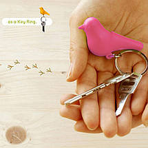 Ключница QUALY Sparrow Keyring brown-pink QL10091, фото 2