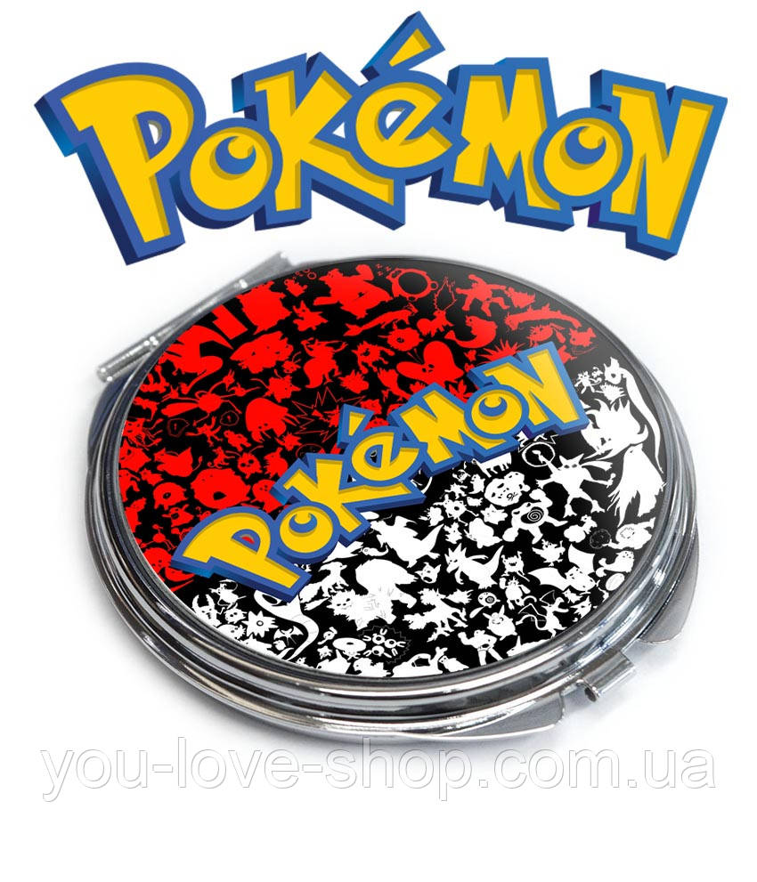 Дзеркальце кишенькове Покемон "Повітряні бої" / Pokemon, фото 1