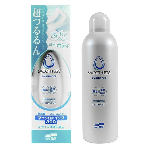 Мус SOFT99 Smooth Egg Mousse Type для відновлення блиску та гідрофобних властивостей кварцевих покриттів 300 мл