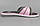 Шльопанці жіночі Sahab SH20-112W Сахаб сіро-рожеві Розміри 7/36 маломір на розмір, фото 4