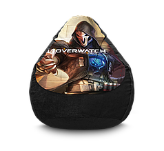 Крісло мішок "Overwatch. Reaper" Флок XL (80х110 см)