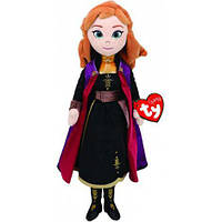 Іграшка-кукла дитяча м'яка зі звуковим ефектом "Anna" TY Frozen, 25 см