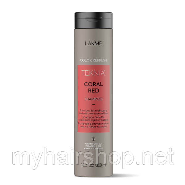Шампунь для червоних відтінків Lakme Coral Red 300 мл