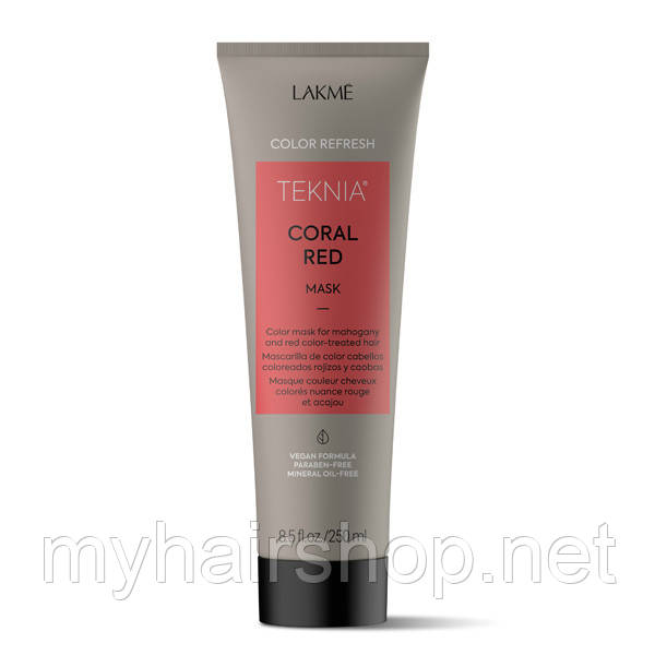 Маска для червоних відтінків Lakme Coral Red 250 мл